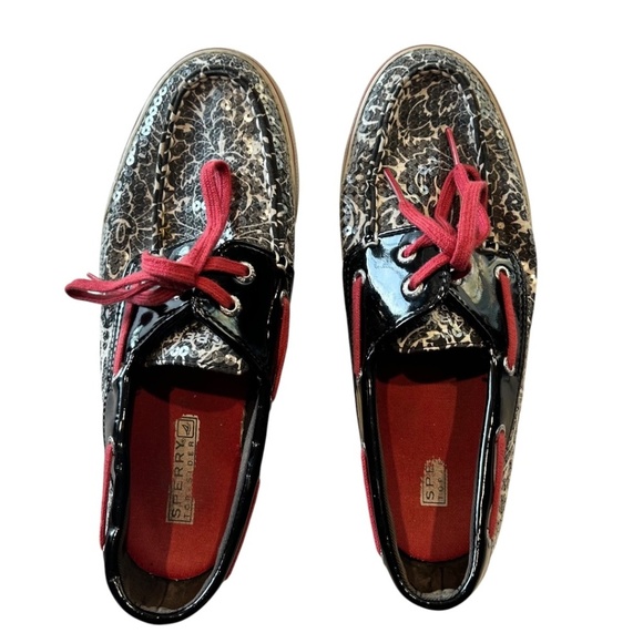 Sperry Top Sider sequin boat shoes size 7.5 - Picture 1 of 6